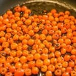 Sauce aux sorbes, les fruits du sorbier des oiseleurs (Sorbus aucuparia)