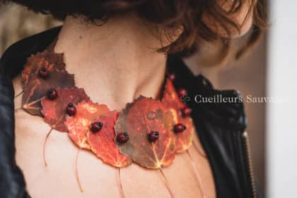 Collier d'aubépine et tremble