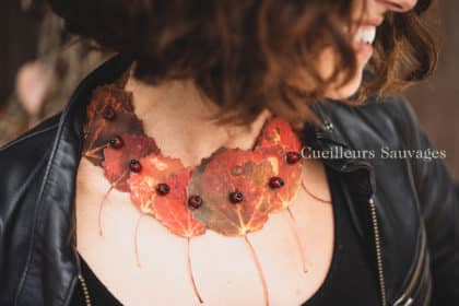 Collier d'aubépine et tremble