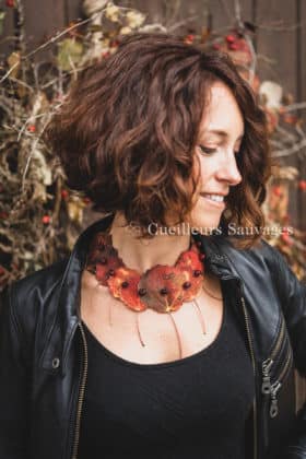 Collier d'aubépine et tremble