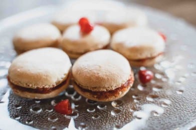 Macarons aux cynorhodons. Cueilleurs Sauvages